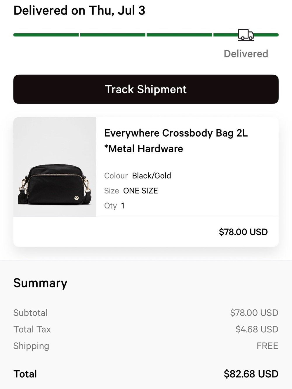 Lululemon 2L Crossbody